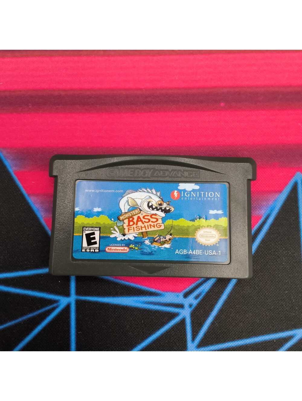 Monster Bass Fishing (Game Boy Advance, 2002) Loose